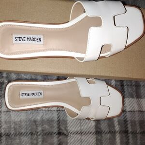 Steve Madden White Women's Sandals